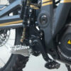 Hydraulic rear foot brake on Talaria Sting