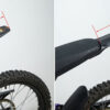 Long rear mudguard on Sur-Ron X/L1e