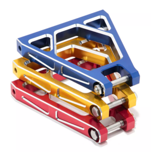 Reinforced re-coupling (Triangle) (Aluminium) on Sur-Ron X/L1e