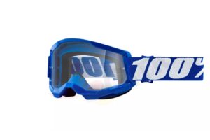 Motorcycle goggles 100% Procent model Strata 2 Blue blue - clear glass