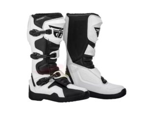Motocross shoes Fly Racing Maverik white-black-white-black