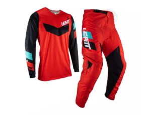 Leatt biker cross enduro jersey + pants 3.5 red/black/blue