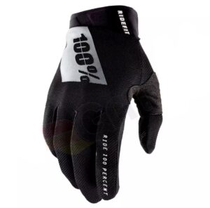 Motorcycle gloves 100% Procent Ridefit - black
