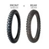 BEST PRICE SET (2pcs) PNEU 70/100-R19 + 3.00-R19 on Sur-Ron X/L1e/Talaria Sting