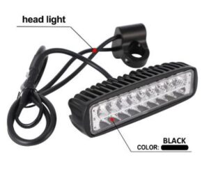 More powerful front light (12W) on Sur-Ron X