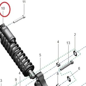 zadní tlumič Sting Pro Talaria