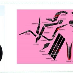 samolepky Sting Pro Sada červená Talaria