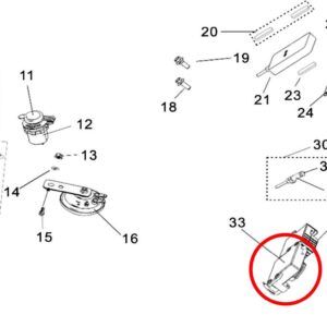 ovladač plynu lankové provedení - 23700-NM1A-0000 Sur-Ron
