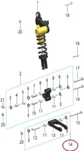 triangl tlumiče Komodo Talaria