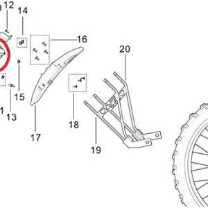 držák světla zadního L1e Sur-Ron