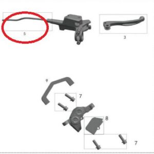 Brzdová hadice zadní Talaria Sting Talaria