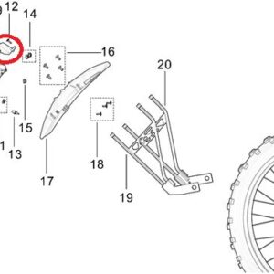 kryt zadního světla Sur-Ron