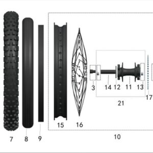 zadní osa kola Talária Talaria