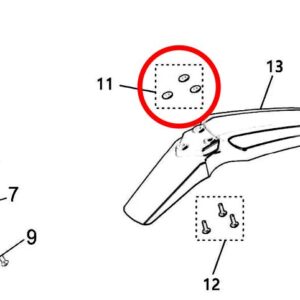 podložky pro montáž blatníku 3ks se šrouby Sur-Ron