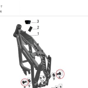 šroub uchycení kyvné vidlice Talaria Sting Talaria