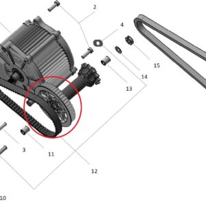kolo řemenu 46z Talaria XXX Talaria