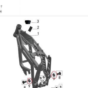 ložisko kyvné vidlice do rámu Talaria Sting  (6904RS)(?37-?20-9) Talaria