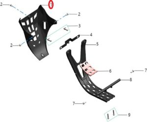 ochrana motoru Komodo plast Talaria