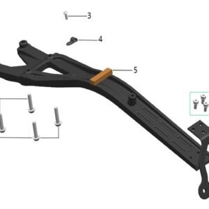 držák zadního batníku Komodo L3e Talaria