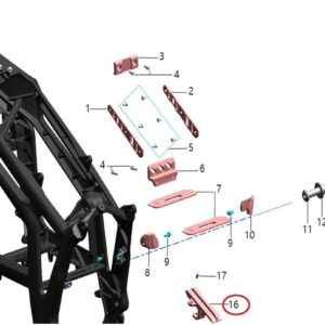 kluzák řetězu na ram Komodo Talaria