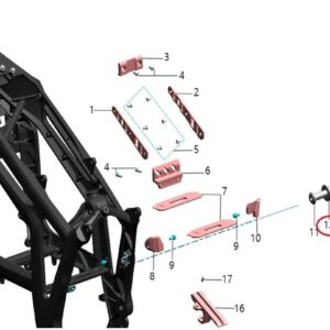 podložka rolny řetězu Komodo Talaria