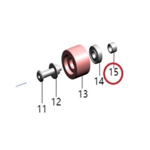 rozpěrka rolny řetězu Komodo Talaria