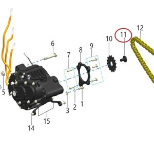 šroub řetězového kolečka Komodo 122215 Talaria