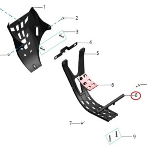 úchyt chrániče motoru Talaria