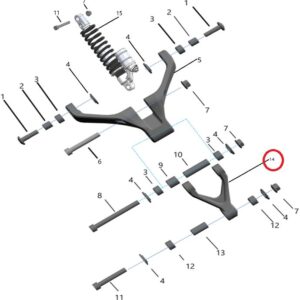 přepákování  tlumiče XXX Talaria