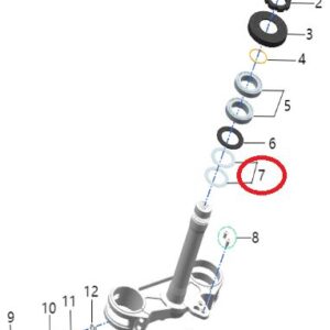 podložka pod ložisko řízení Komodo Talaria