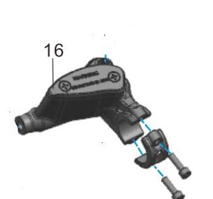 brzdová pumpa pravá bez příslušenství  Sting Pro Talaria