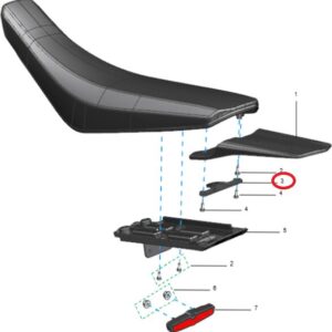 držák sedlového blatníku XXX Talaria