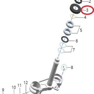krytka hlavového složení  řízení Komodo Talaria