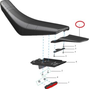 sedlový blatník XXX MX Talaria