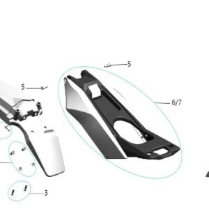 sedlový blatník bílý Komodo Talaria